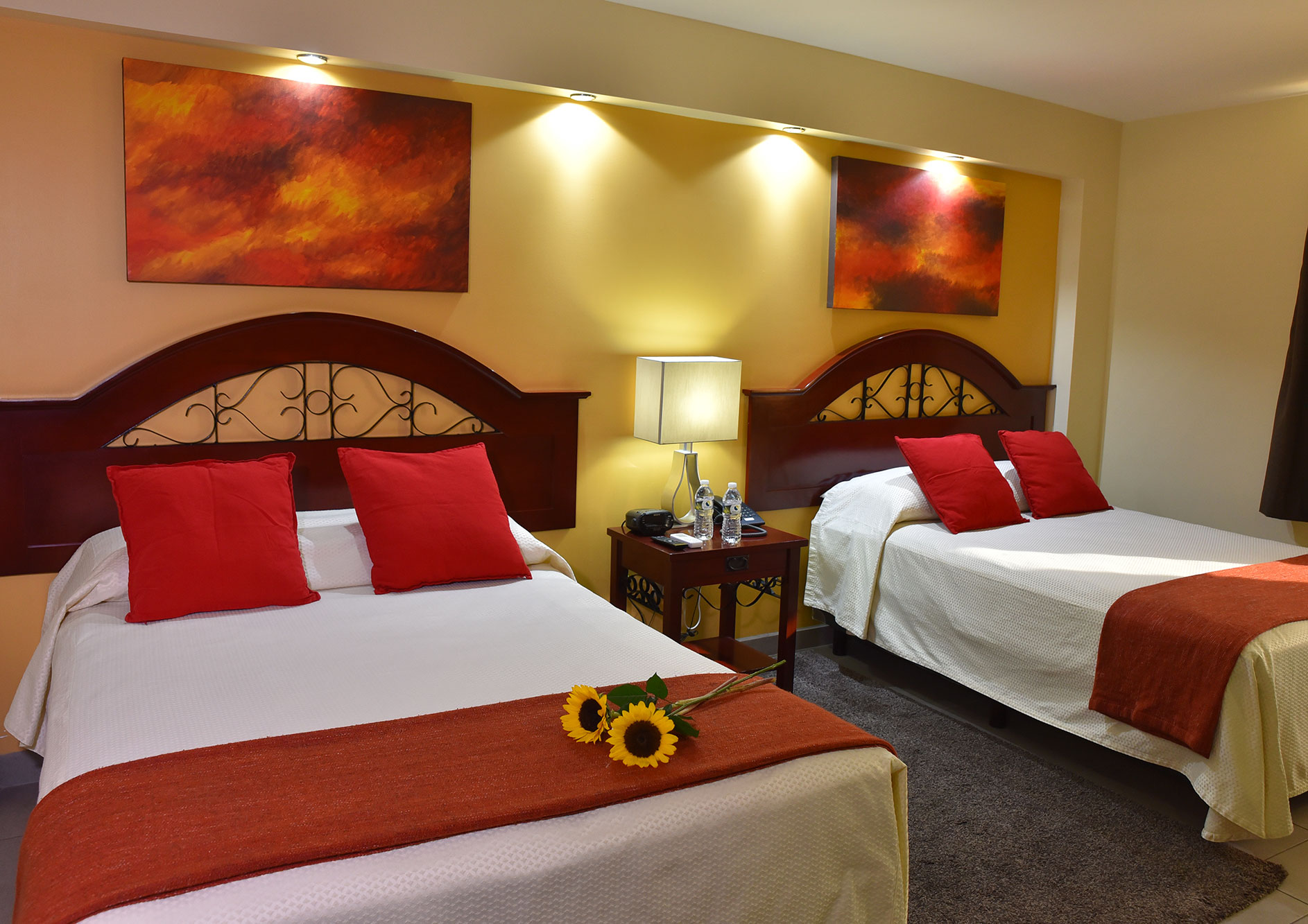 habitacion dos camas ejecutiva hotel tijuana